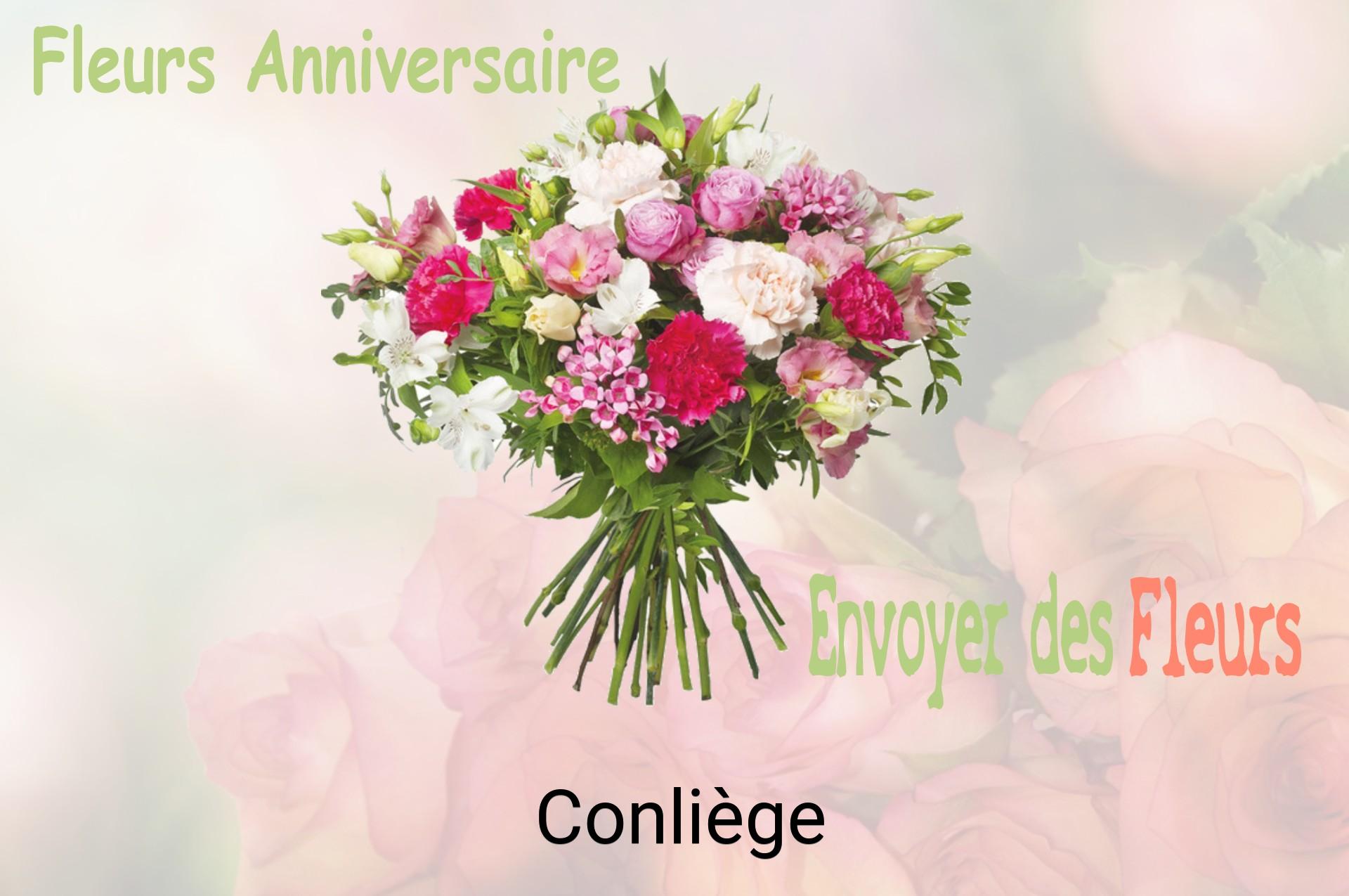Bouquet de fleurs d’anniversaire livré à Conliège
